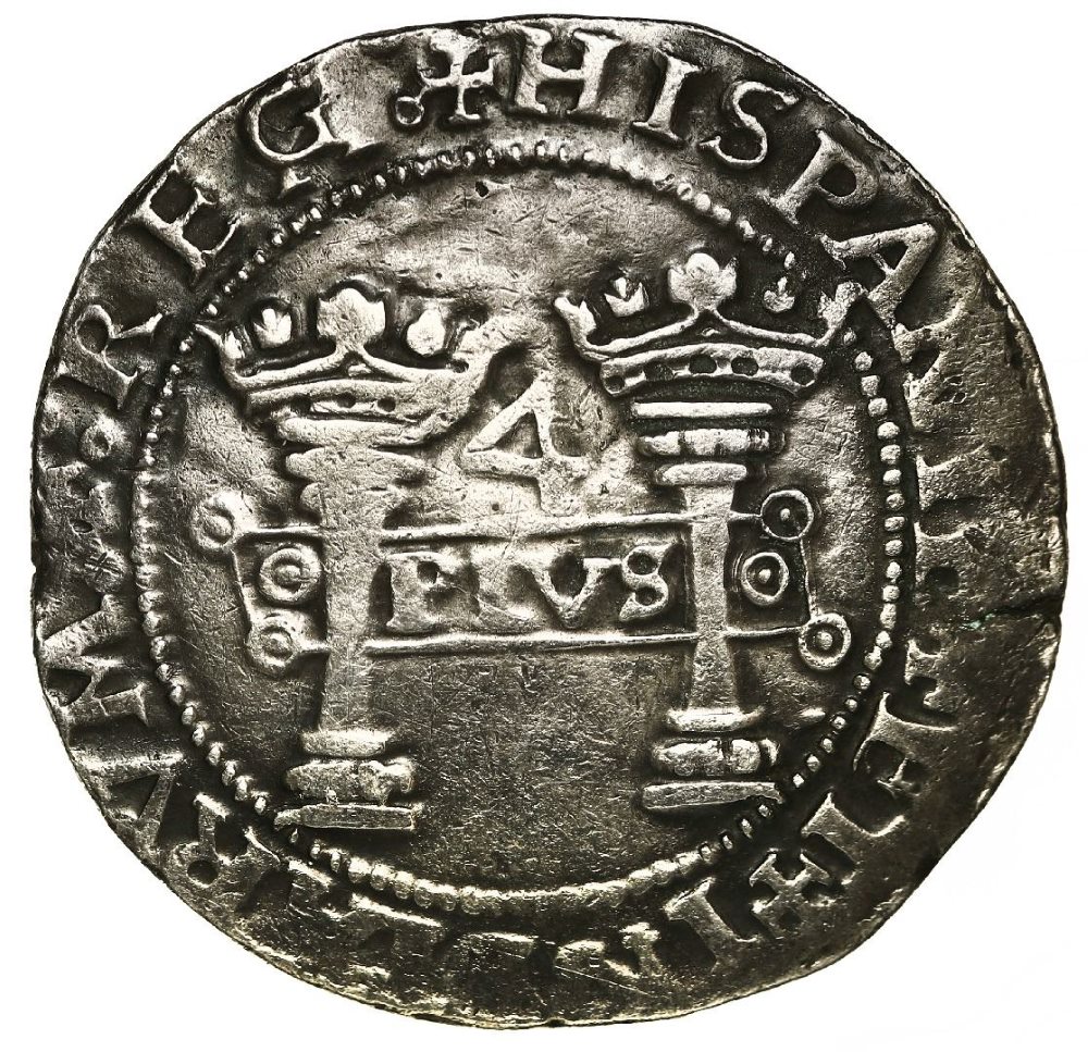 1541-4r-Mexico-4-Reales-Early-Series-Pedro-De-Espina-Assayer-P-#1